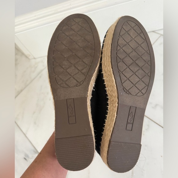 Joie Womens 7.5 Cara Black Canvas Platform Espadrille Summer Vacation Beach NWOT - Picture 8 of 9